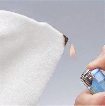 Flamskyddande nålstansad nonwoven